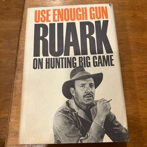 Ruark on Hunting Big Game Book - Black and Orange Cover